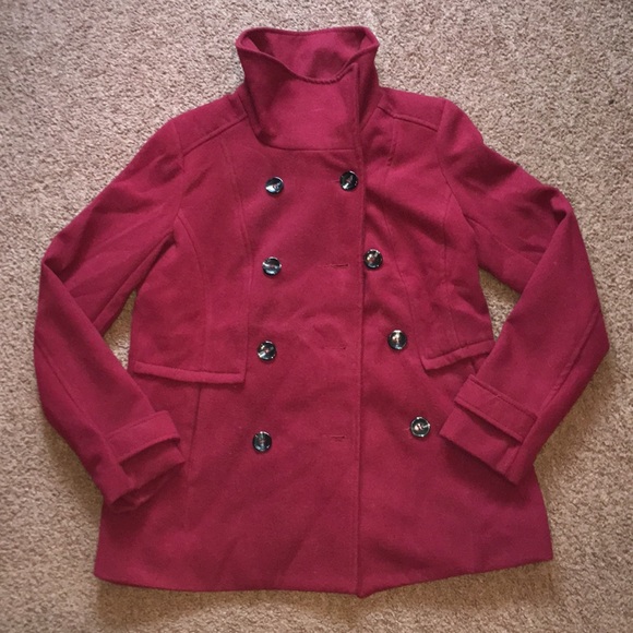 🚫SOLD🚫red trench coat❤️ - Picture 1 of 3